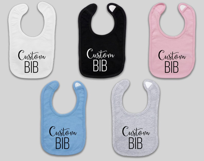 Custom Baby Bib Personalized Bibs For Babies & Infants image 2