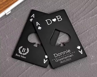 Groomsman Bottle Opener, Poker Lover Gift, Gifts For Ushers, Best Man Proposal, Groomsmen Gifts, Beer Lover, wedding gifts
