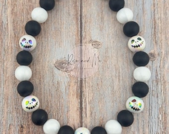 Personalized Halloween Dog Necklace: Handmade Beaded Puppy Collar