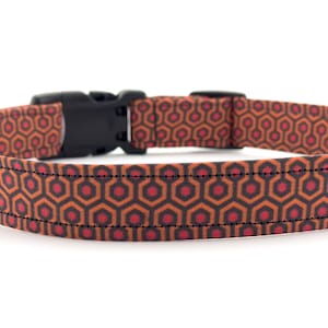 Overlook Hotel Fabric Wrapped Dog Collar Shining Collar
