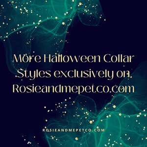 Classic Horror Dog Collar, Pet Collar imagem 2