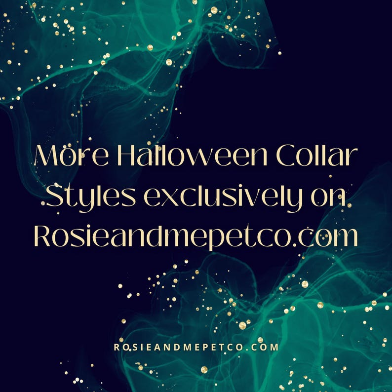 Classic Horror Dog Collar, Pet Collar imagem 2