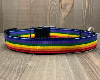Rainbow Dog Collar