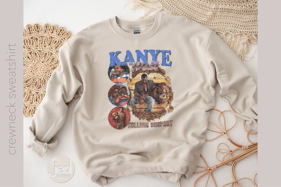 Vintage Kanye West Sweatshirt crewneck/hoodie THE COLLEGE | Etsy UK