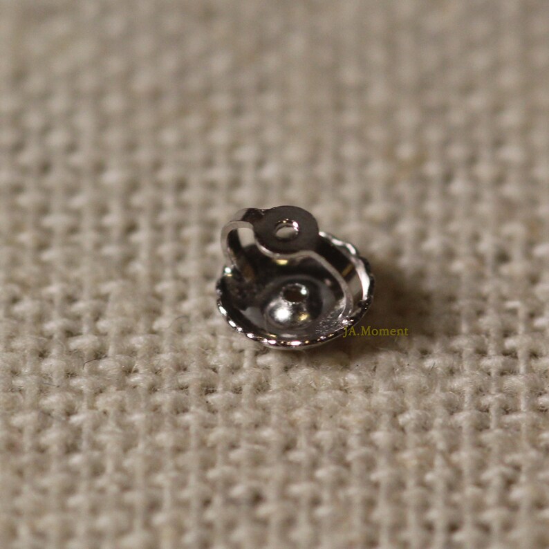 14k Earring Post Screw Back. 14k Solid Gold Earring Screw Back