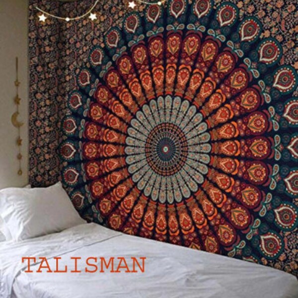Wall Tapestry Mandala Tapestry Wall Hanging Tapestry Cotton Hippie Indian Tapestry Twin/Queen Tapestry Handmade Bedspread Indian Tapestry