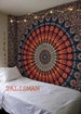 Wall Tapestry Mandala Tapestry Wall Hanging Tapestry Cotton Hippie Indian Tapestry Twin/Queen Tapestry Handmade Bedspread Indian Tapestry 