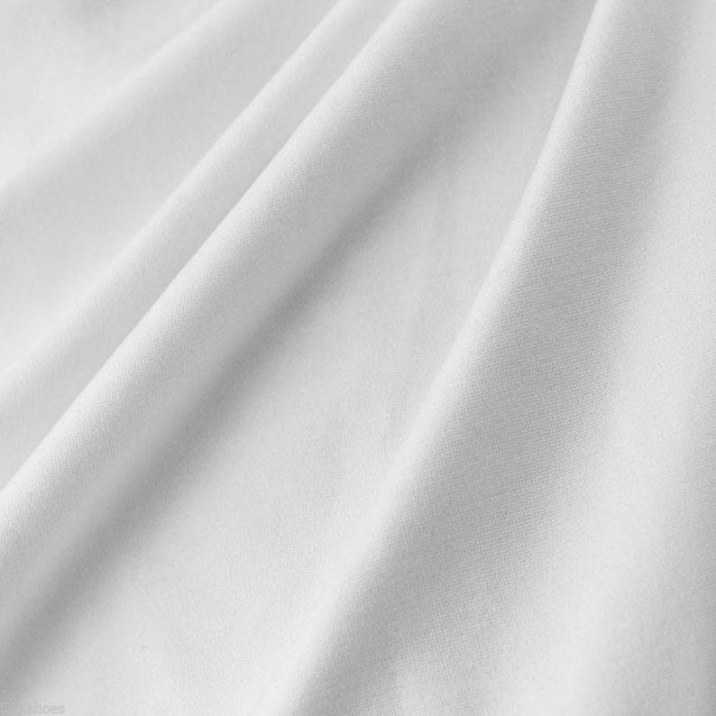 Plain White 100/% Cotton Fabric Material Pure White Cotton CurtainCushionPillow cover Making Cotton Fabric
