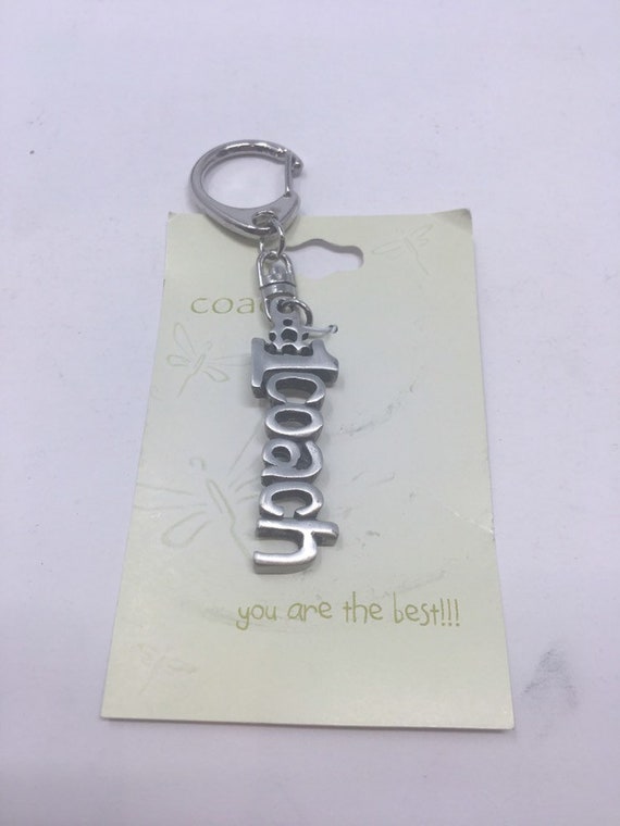 Number 1 Coach Key Chain