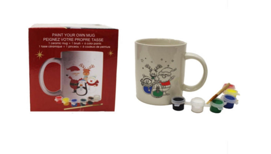 Paint Your Own Christmas Mug Etsy