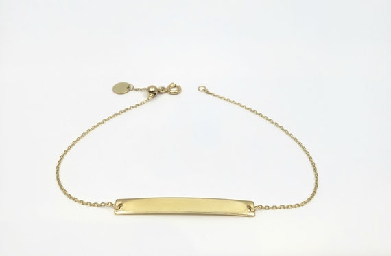 Diamond Bar Bracelet in 14K Solid Gold, Women's by Gorjana