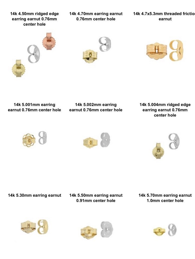 1000pcs WHOLESALE Earring Backs Rubber Earring Backs Clear Rubber Stoppers Rubber  Earring Backings Plastic Ear Nut Earring Backs 
