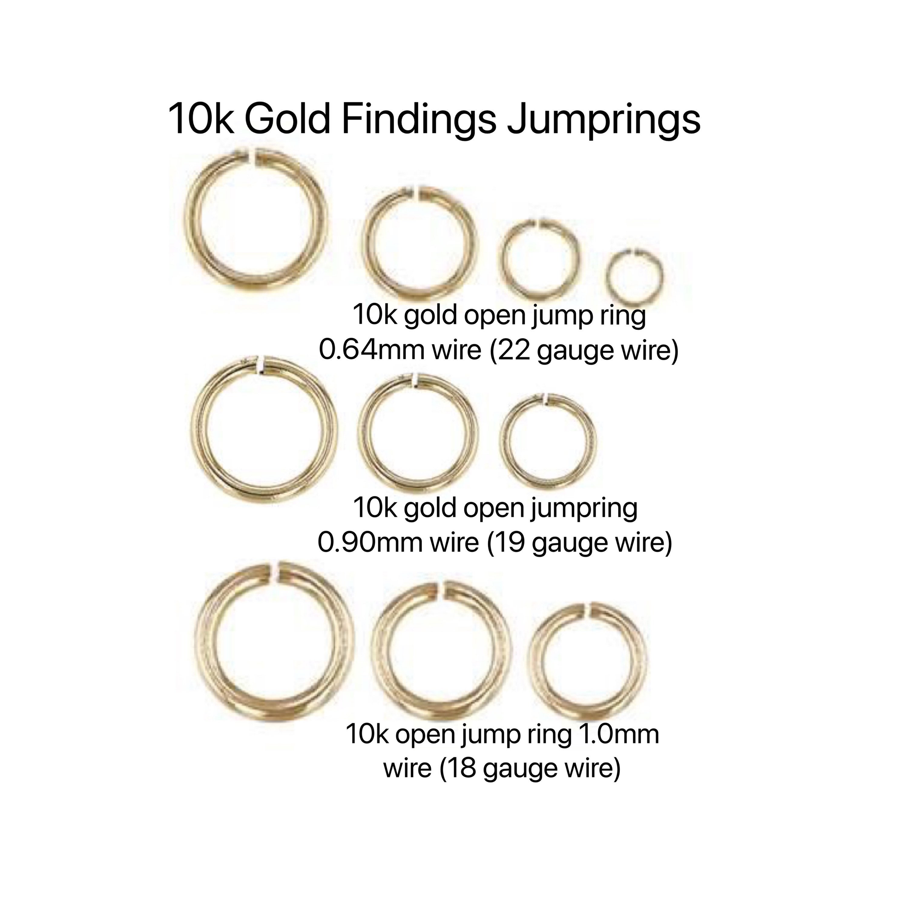 10k on sale gold findings