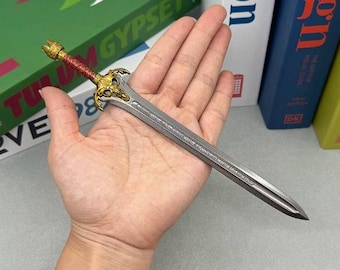 1/6スケール コナンの父の剣 ミニチュアレプリカ メタルモデル コレクターズアイテム *本物のナイフではありません*