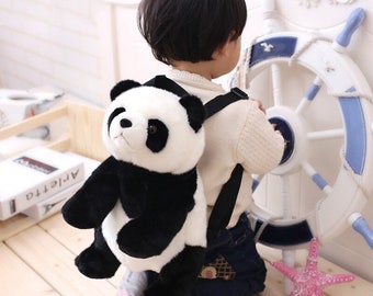 New Cute Plush Panda Bear Mini Backpack for Young Children Ages 3-5 Years Old Generic