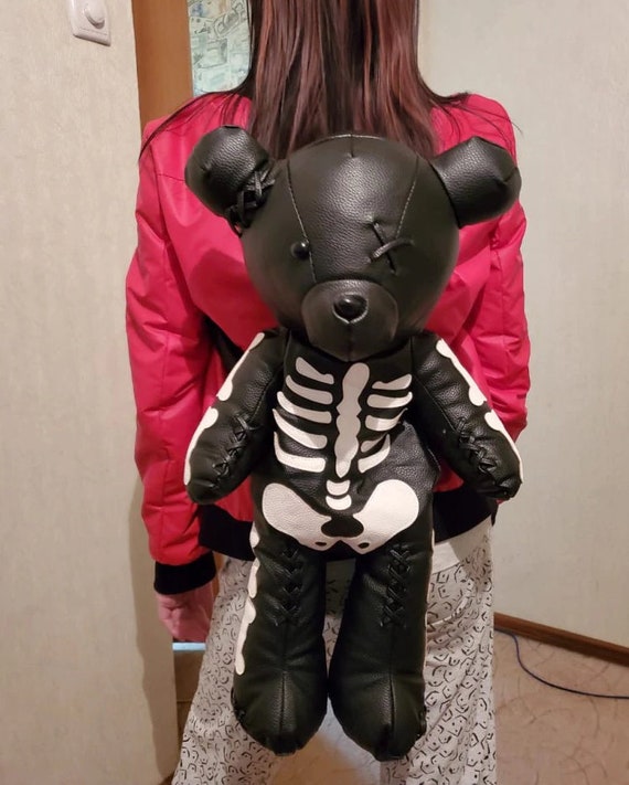 skeleton bear backpack