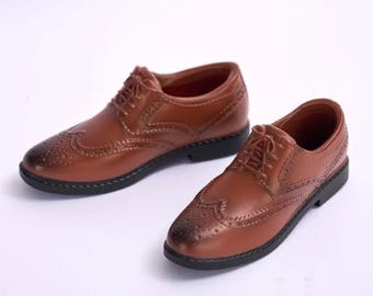 1/6 männlich Brogue Anzug Leder Schuhe Hohl Schuhe Modell Kleidung Accessoire Fit 12 ''Soldat Action Figure Körper Ken