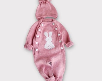 Baby Rentier Strampler Weihnachten - Langarm Overall Für Jungen & Mädchen