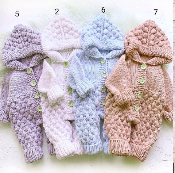 Newborn 0-3 Month Baby Boy Girl Dress crochet romper Jumpsuit
