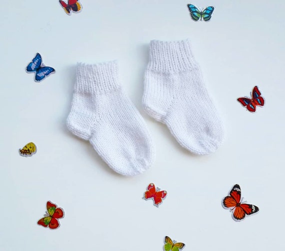 off white baby socks