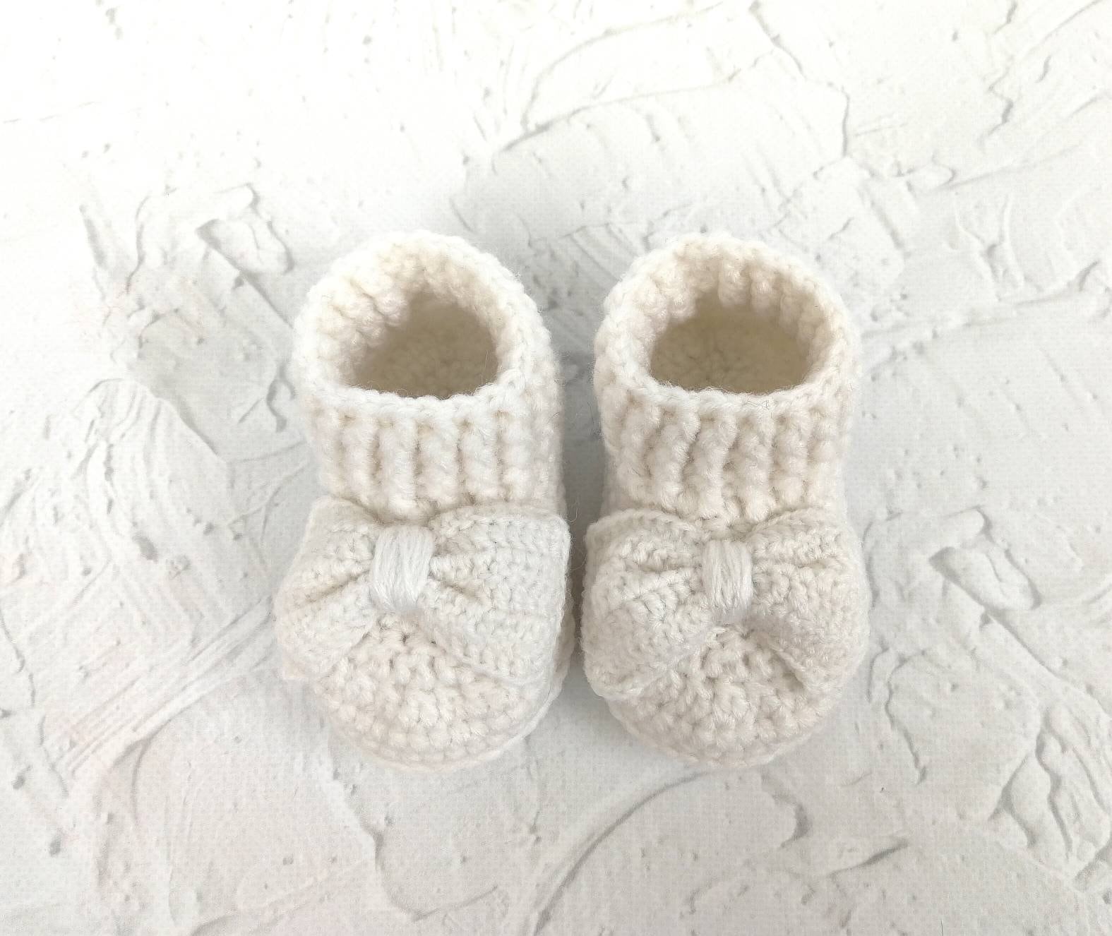 Newborn infant booties clearance