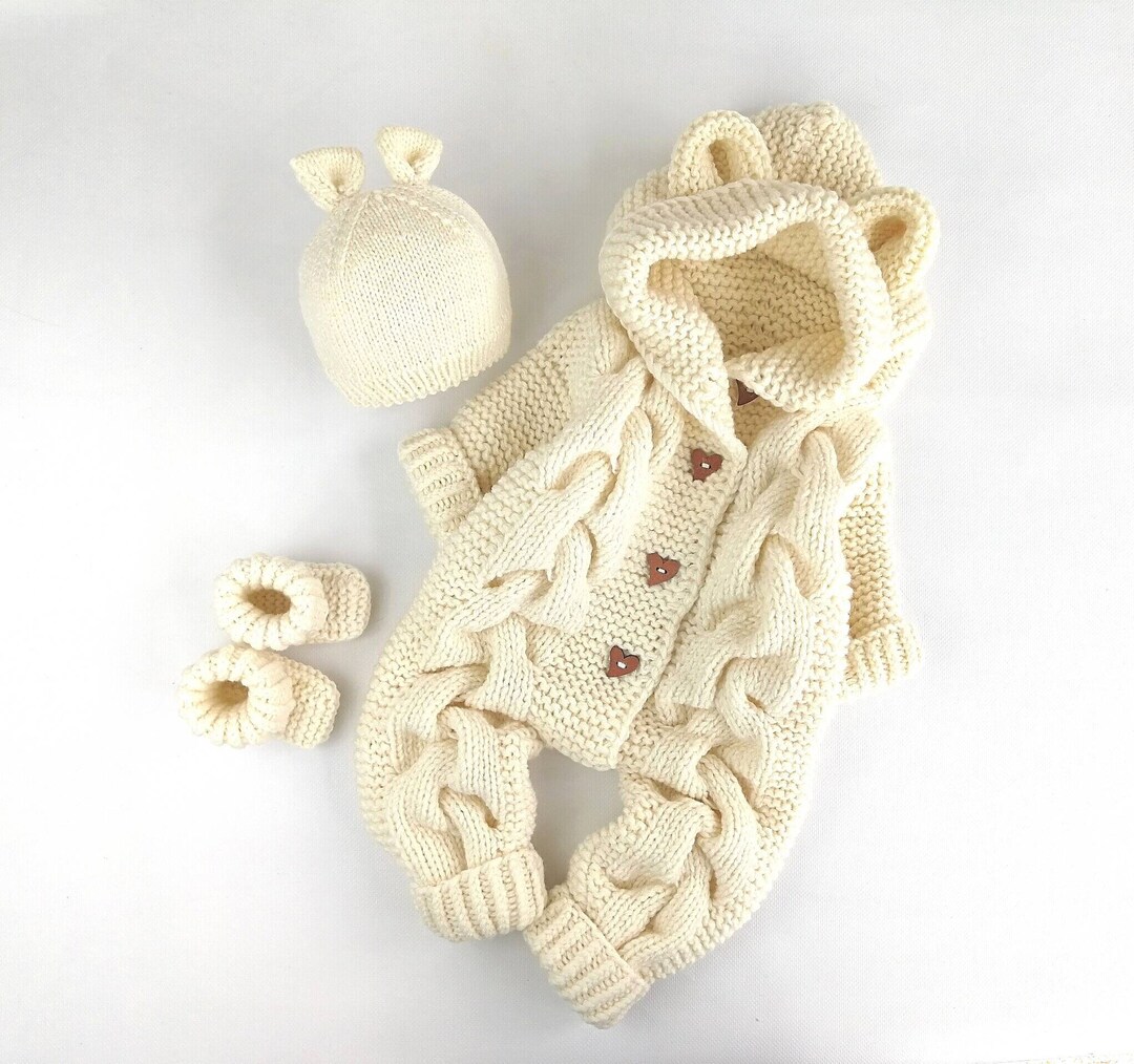 Smart Hugging Bear Baby Romper