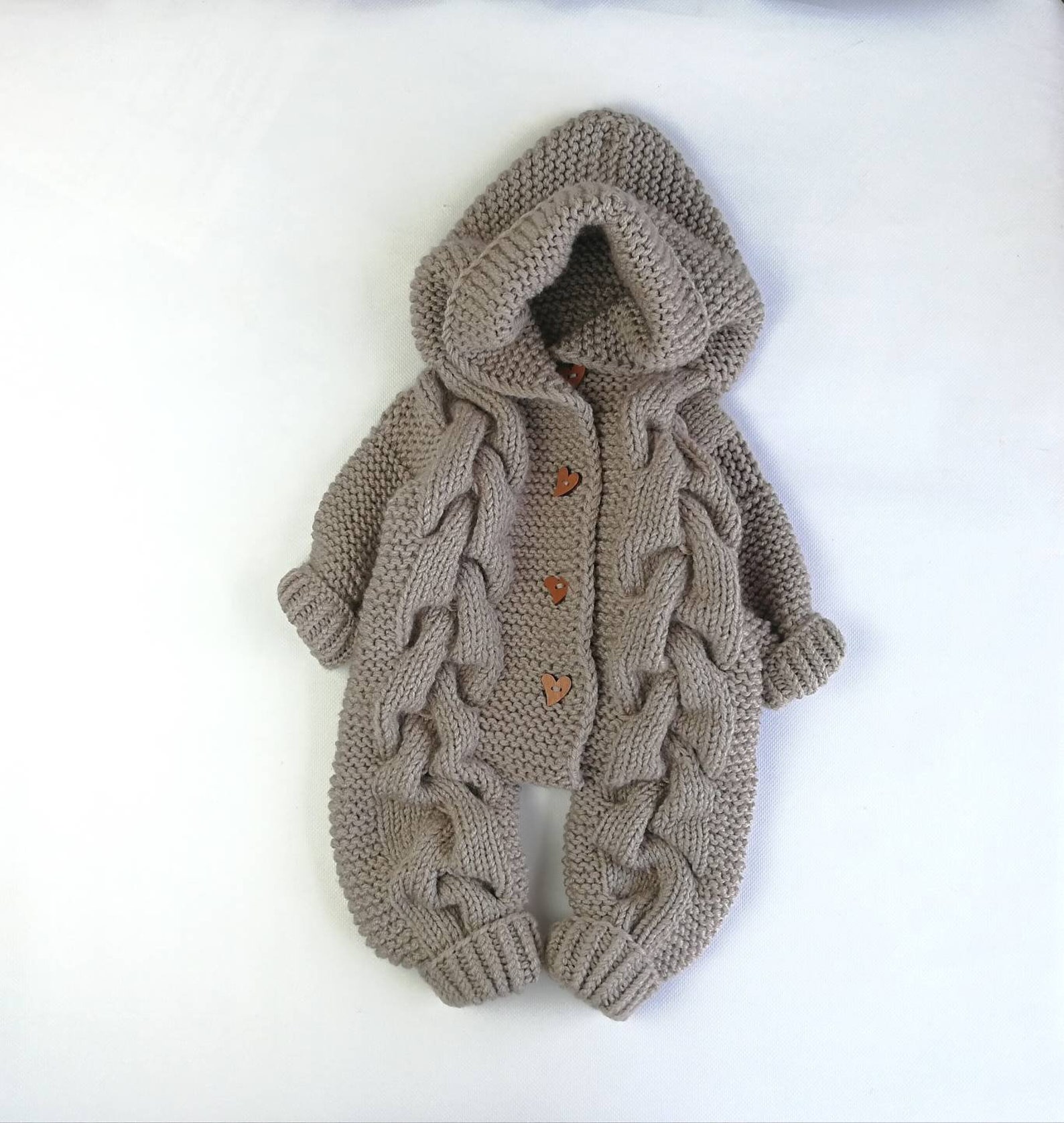 Baby romper and hats set baby girl boy knitted jumpsuit Etsy