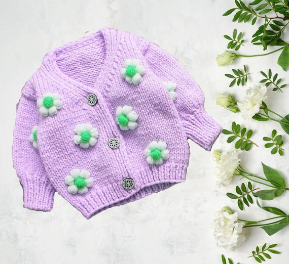 Knit Charming Button Closure Pastel Sweater Knit Charming Button Closure Pastel Sweater