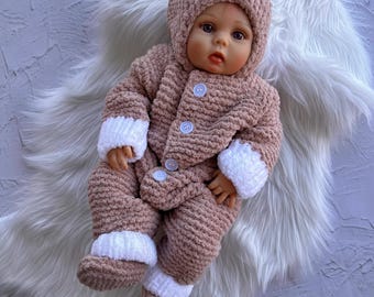 Newborn Romper Newborn Photo prop Newborn sleeper suWinter Romper Baby girl boy coming home outfit.Newborn Coming home outfit jumpsuit