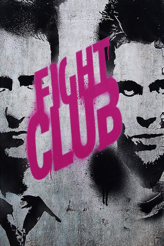 Fight Club 1999 Movie Poster Wall Art Home Decor Print | Etsy