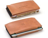 Minimalist Slim Leather Wallets front pocket slim card holder