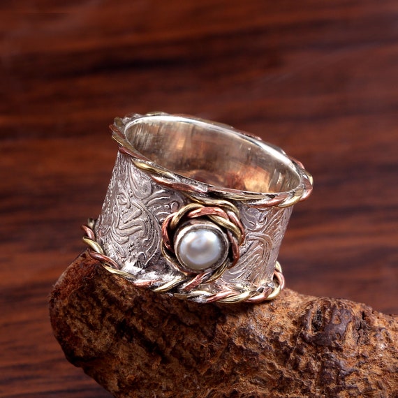 Fidget cheap ring etsy