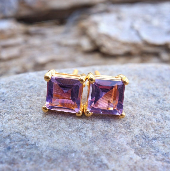 Jared amethyst shop earrings