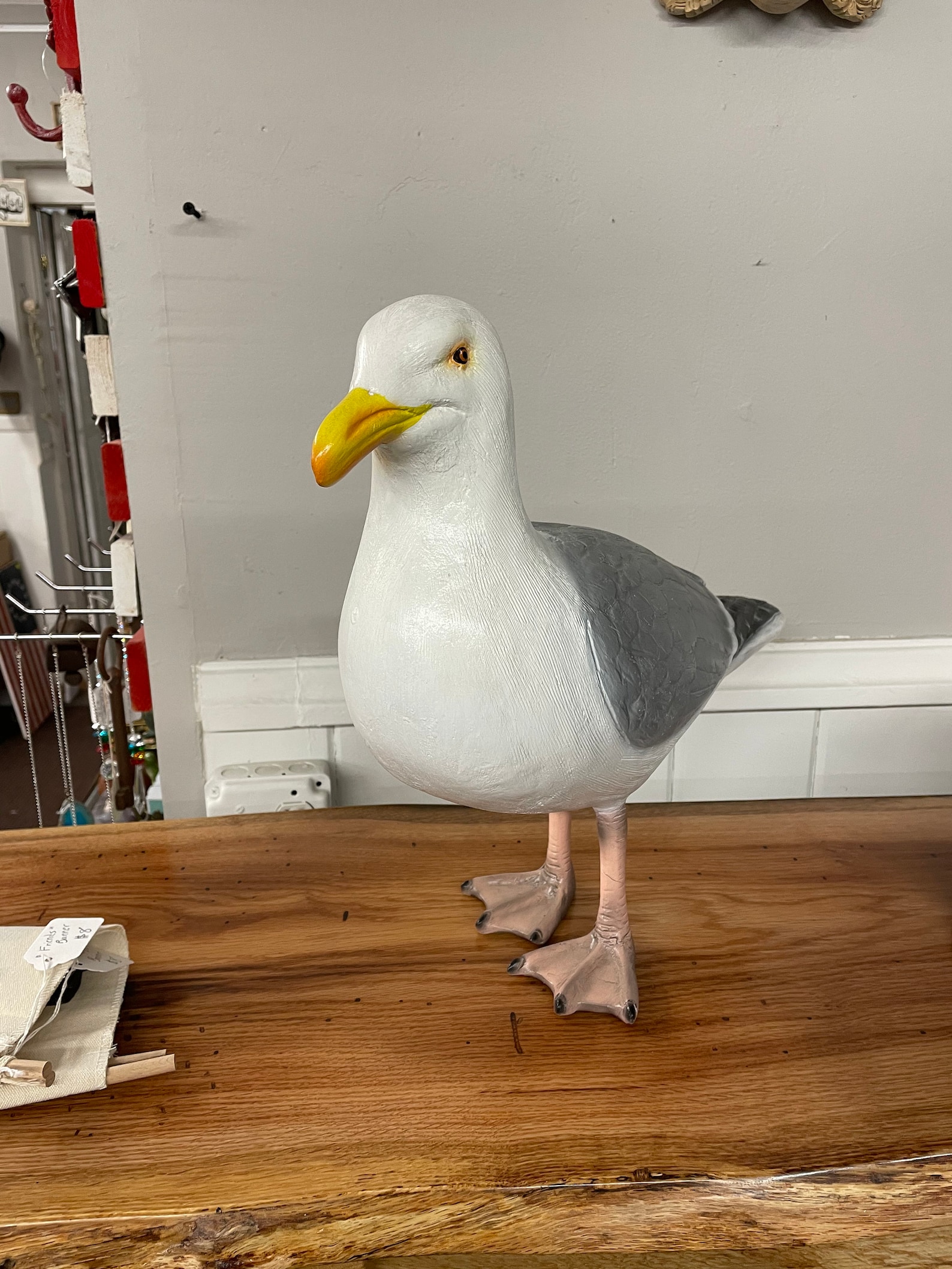 Seagull statue life size large. Etsy