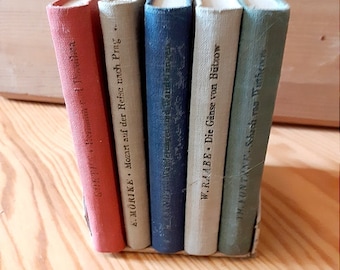 Alte Bücher - Mini Buchreihe Verlag der Nation 1953 Erstauflage Buch vintage