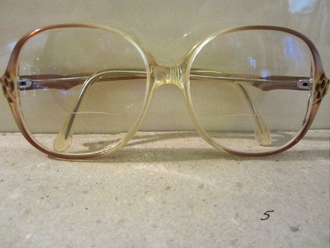 Apollo Alte Gläser In Neues Gestell Apollo Optik Vintage Brille Brillengestell hellbraun - Etsy.de