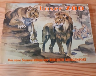 Unser Zoo - der neue Sammelband der Berliner Morgenpost 1961 Sammelbilder