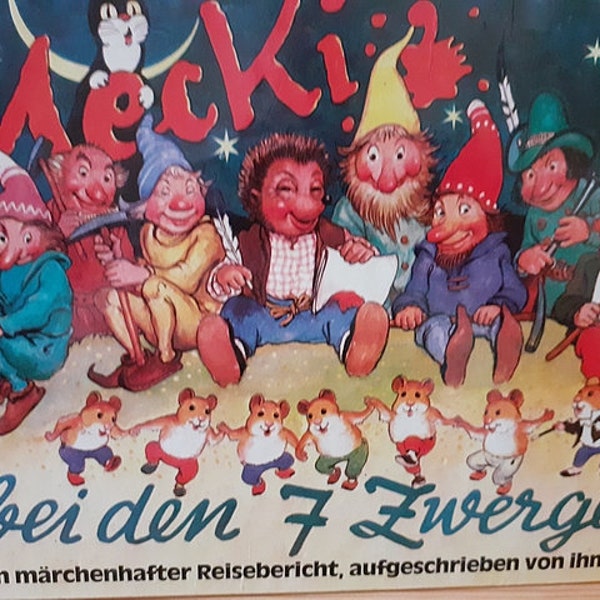 Mecki bei den 7 Zwergen Meckibücher Lingen Verlag Köln 70iger Jahre