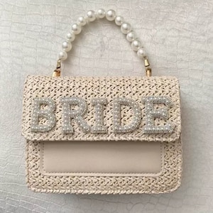Personalised Mrs Bag | Custom Wifey Bag | Embellished Wife Bag | Honeymoon Bag | Clutch Bag | Bride Bag | Wife Bag | Bride Clutch | Mrs Bag