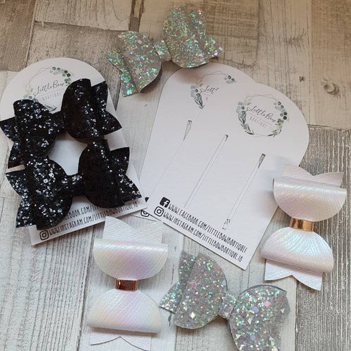 Custom Hair Bow Display Cards Hair Bows Headbands Bow Etsy