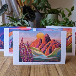 Mount Habrich: Sea to sky greeting card