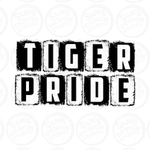 Tiger Pride png, disegni di sublimazione