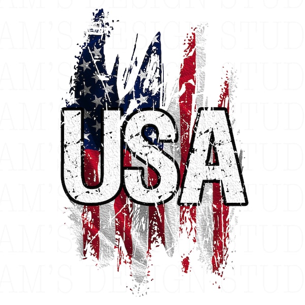 USA PNG , American Flag Sublimation Designs Downloads , 4th of July Sublimation PNG , Fourth of July Designs