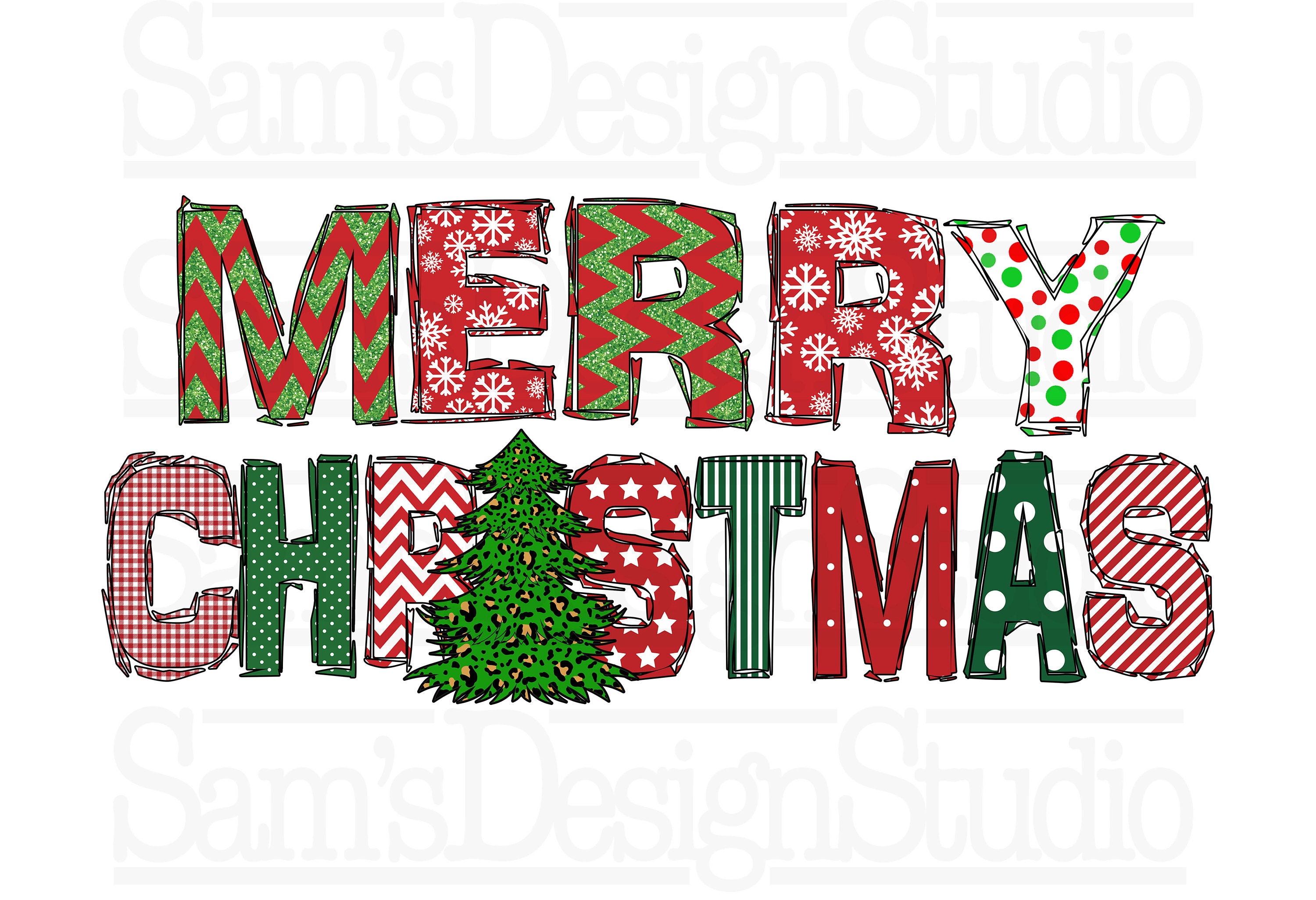 Merry Christmas PNG Merry Christmas Sublimation PNG - Etsy
