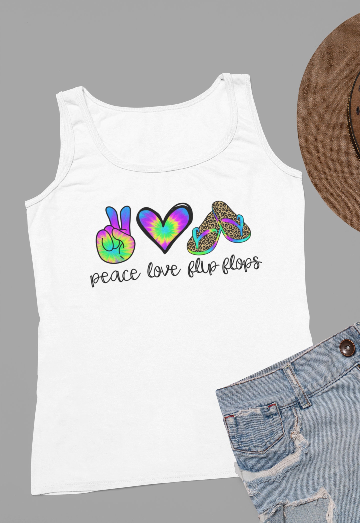 Peace Love Flip Flops PNG Summer Sublimation Designs - Etsy