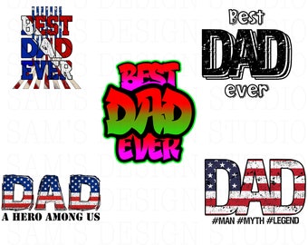 Father's Day PNG , Dad Sublimation Designs Downloads Bundle , Sublimation PNG , Printable