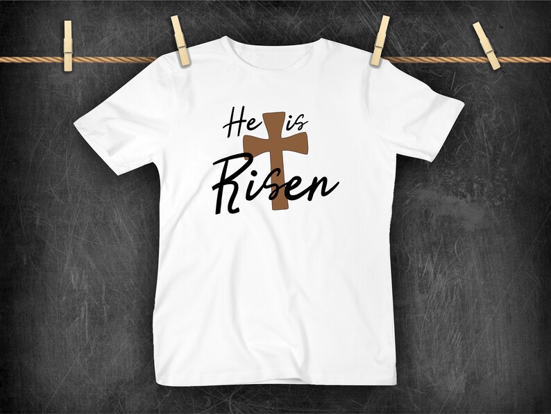 Download He is Risen SVG Easter SVG Easter T Shirt Design T Shirt ...