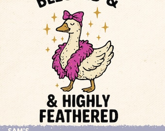 Silly Goose PNG: Christian Retro Sublimation Design (Digital Download
