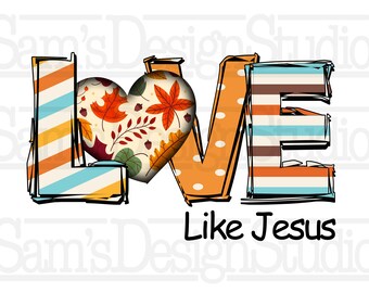 Love Like Jesus Etsy