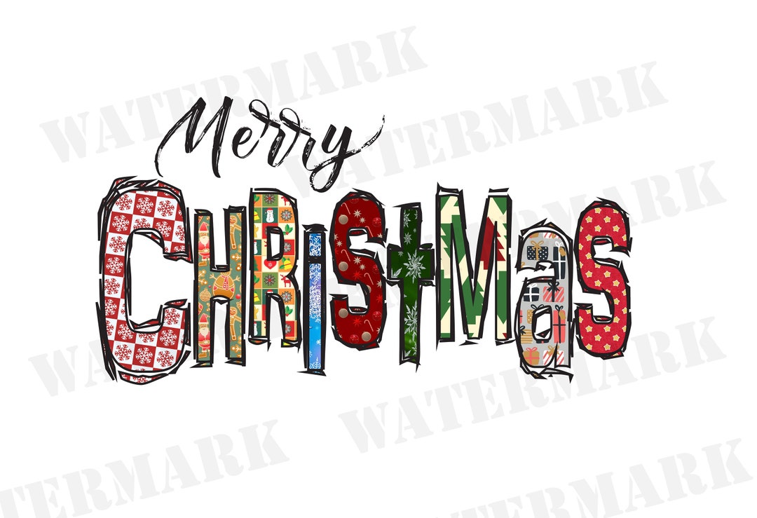 Merry Christmas Sublimation Designs Downloads , Christmas PNG , T Shirt